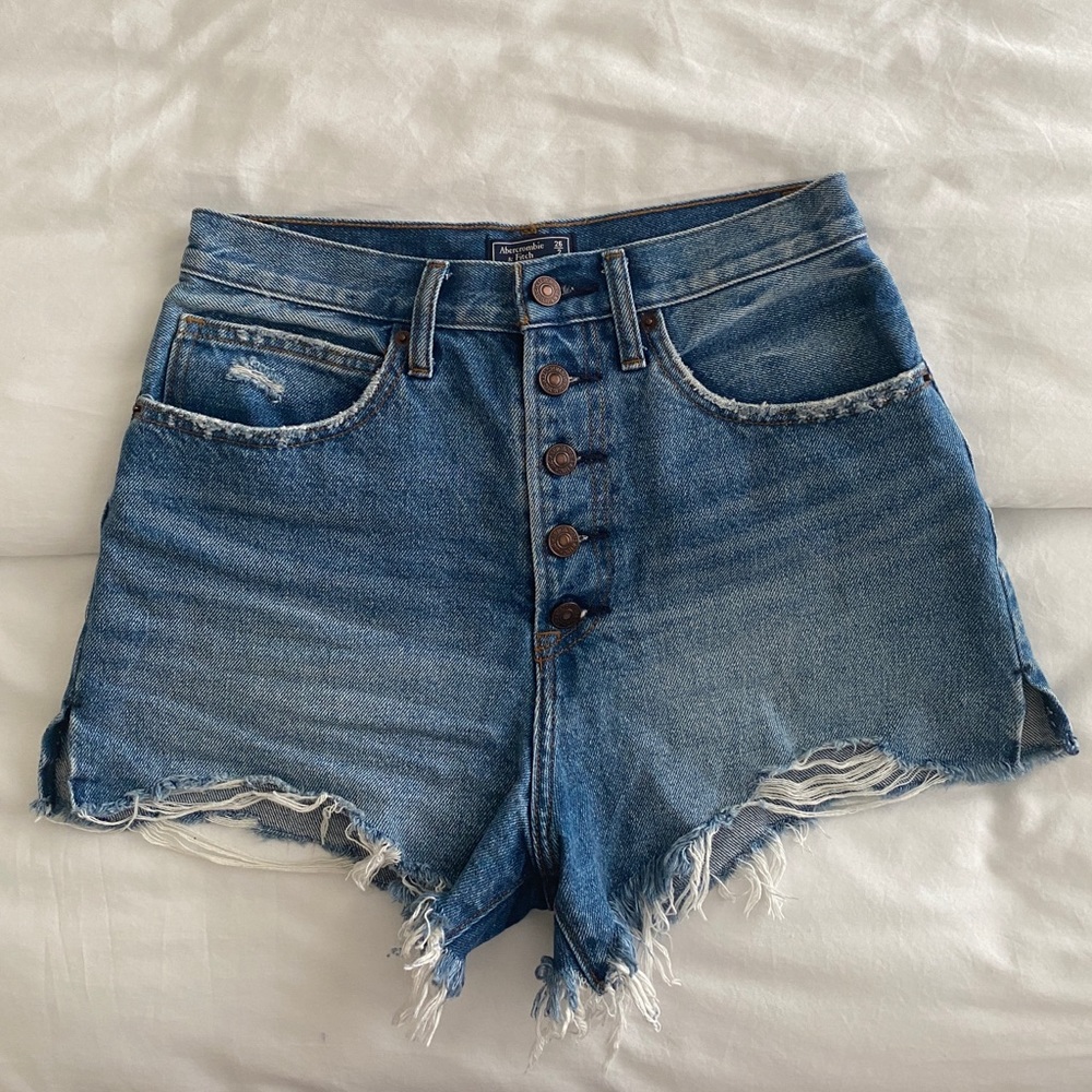 High-Rise Jean Shorts